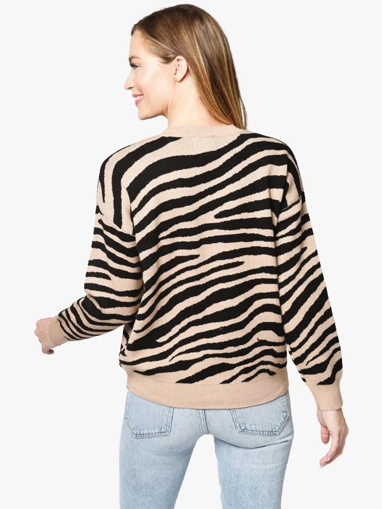 J.O.A. Zebra Print Sweater 5 J.O.A. Zebra Print Sweater - Image 3