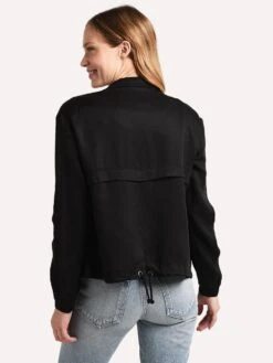 BB Dakota Second Wind Faux Suede Jacket -Saintbernard Shop BJ302953 BLACKalt2