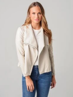 BB Dakota Women’s Up To Speed Vegan Leather Jacket