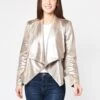 Cupcakes And Cashmere Women’s Oslo Blazer 2 Cupcakes And Cashmere Women’s Oslo Blazer -Saintbernard Shop CJ402017 SILVERTOFFEE