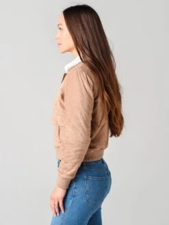 Cupcakes And Cashmere Miley Bomber Jacket -Saintbernard Shop CK302180xSIENNAxAlt1 17880942