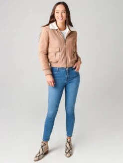 Cupcakes And Cashmere Miley Bomber Jacket -Saintbernard Shop CK302180xSIENNAxAlt3 17880946