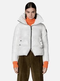 Save The Duck Women's Isla Puffer Jacket -Saintbernard Shop D39370W LUCK15 SxOFFWHITExPrimary 80760381