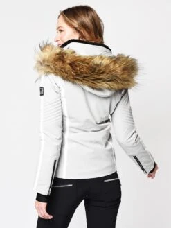Descente Women`s Layla Faux Fur Jacket 11 Descente Women`s Layla Faux Fur Jacket -Saintbernard Shop DWWOGK42M 97SLV SPWalt2