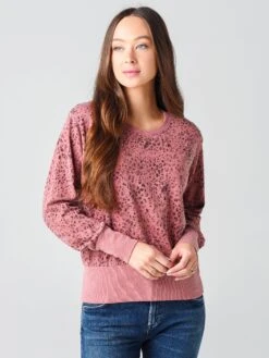 Sundry Leopard Sweatshirt