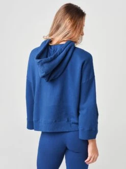 Warm Women's Minimal Boxy Hoodie -Saintbernard Shop F20 515xNAVYxAlt2 15957908