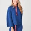 Warm Women's Minimal Boxy Hoodie -Saintbernard Shop F20 515xNAVYxPrimary 15957903