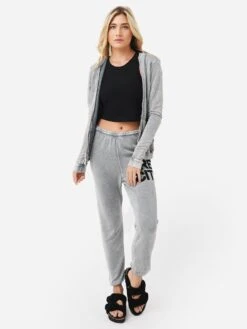 Free City Women's Superfluff Lux VintageBath Zip Hoodie -Saintbernard Shop FCTZIP020xMOONDUSTxAlt1 78770922