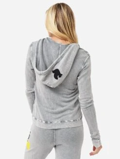 Free City Women's Superfluff Lux VintageBath Zip Hoodie -Saintbernard Shop FCTZIP020xMOONDUSTxAlt3 78770924