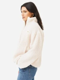 Velvet Women's Harleigh Sherpa Jacket -Saintbernard Shop HARLEIGH05xECRUxAlt2 77031375