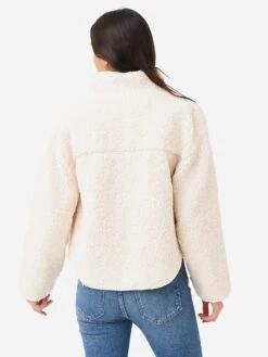 Velvet Women's Harleigh Sherpa Jacket -Saintbernard Shop HARLEIGH05xECRUxAlt3 77031376