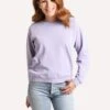 Monrow Women's Pintuck Raglan Pullover -Saintbernard Shop HT0791 LAVENDER 0c1ff10a c74a 4ae9 ae01 d81f2ccf68a6