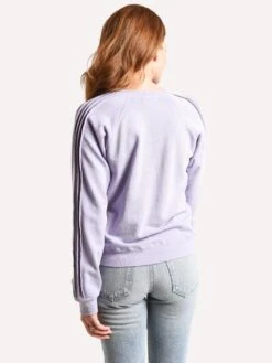 Monrow Women's Pintuck Raglan Pullover -Saintbernard Shop HT0791 LAVENDERalt2