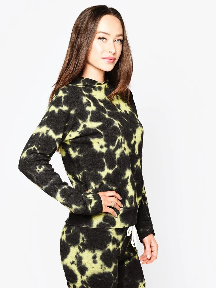 Monrow Pullover Hoody With Black Out Tie Dye 4 Monrow Pullover Hoody With Black Out Tie Dye - Image 2