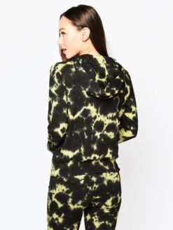 Monrow Pullover Hoody With Black Out Tie Dye 8 Monrow Pullover Hoody With Black Out Tie Dye -Saintbernard Shop HT320 35 CITRONalt2