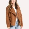 Jack Women's Soft Skills Faux Fur Jacket 1 Jack Women's Soft Skills Faux Fur Jacket -Saintbernard Shop JJ302919 CAMEL