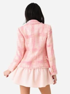LoveShackFancy Women's Denison Blazer -Saintbernard Shop LJ146 1361xPASTELPEONYxAlt3 90960519