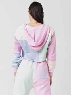 LoveShackFancy Women's Alden Cropped Zip Hoodie -Saintbernard Shop LK692 960xPASTELPARADISExAlt2 54432288