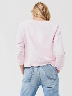 LoveShackFancy Women's Ameenah Pullover Sweater -Saintbernard Shop LK761 997xGOLDENLOCKETBALLERINAxAlt1 53997831