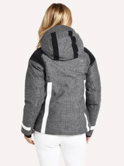 Kjus Women's Varuna Jacket -Saintbernard Shop LS15 G30 STEELGREYMEL WHTalt2