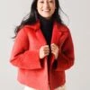 Velvet Women's Lucilla Coat -Saintbernard Shop LUCILLA04xTOMATOxPrimary 20202141