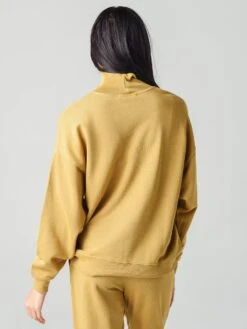 Frame Women's Funnel Neck Sweatshirt -Saintbernard Shop LWAC0370xVINTAGECAMELxAlt2 21863984