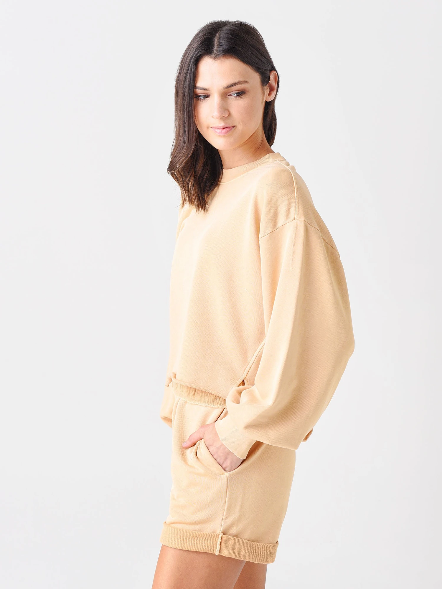 Frame Women's Easy Shirtail Sweatshirt 5 Frame Women's Easy Shirtail Sweatshirt - Image 3
