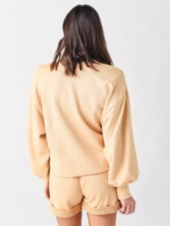 Frame Women's Easy Shirtail Sweatshirt 9 Frame Women's Easy Shirtail Sweatshirt -Saintbernard Shop LWAC0509xPESCAxAlt3 36637244