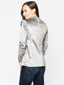 Frame Women’s Velvet Classic Blazer -Saintbernard Shop LWOT0414 SILERalt2