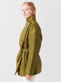 Frame Women's Quilted Drape Neck Jacket 8 Frame Women's Quilted Drape Neck Jacket -Saintbernard Shop LWOT0757xSURPLUSxAlt2 47494539