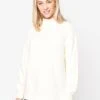 Frame Women’s Boxy Rib Sweater 1 Frame Women’s Boxy Rib Sweater -Saintbernard Shop LWSW0698 OFFWHITE