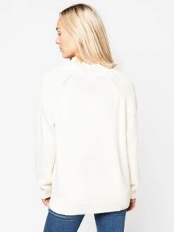 Frame Women’s Boxy Rib Sweater -Saintbernard Shop LWSW0698 OFFWHITEalt2