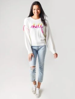525 Women's Chill Pullover 9 525 Women's Chill Pullover -Saintbernard Shop NY5 WR20S011xBLEACHWHITEMULTIxAlt3 21840099