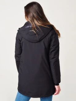 Herno Women's Laminar 2-Layer A-Shape Jacket -Saintbernard Shop PI081DLx9300BLACKxAlt3 17276085