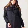 Herno Women's Laminar 2-Layer A-Shape Jacket -Saintbernard Shop PI081DLx9300BLACKxPrimary 17276087