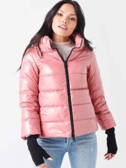 Herno Women's Gloss Cape Jacket 13 Herno Women's Gloss Cape Jacket -Saintbernard Shop PI0837Dx4130ROSAxPrimary 49047997