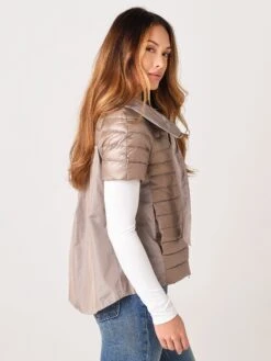 Herno Women's Woven Jacket -Saintbernard Shop PI1082DxTAUPExAlt2 29881325