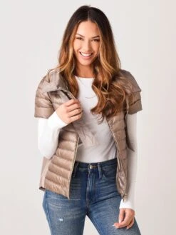 Herno Women's Woven Jacket -Saintbernard Shop PI1082DxTAUPExAlt4 29881379