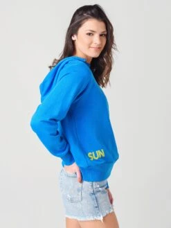 Warm Women's Boyfriend Hoodie -Saintbernard Shop PS21 503xROYALBLUEPRINTEDxAlt2 25123749