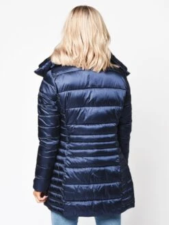 Save The Duck Women's Iris Winter Coat -Saintbernard Shop S4366W BLUEBLACKalt3
