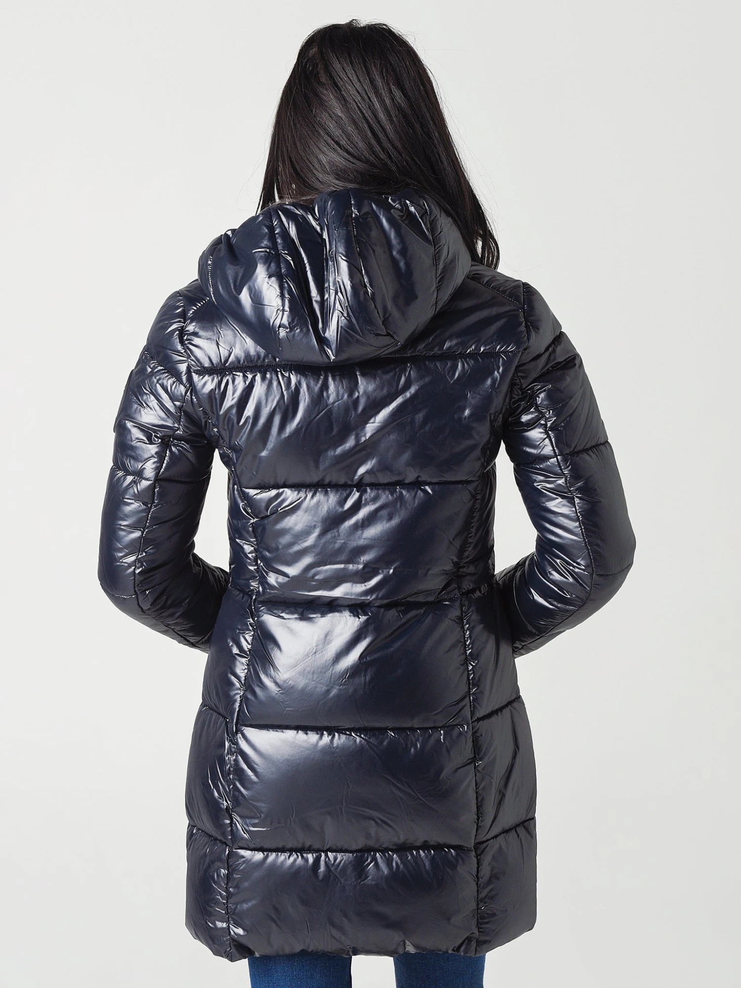 Save The Duck Women's Luck Maxi-Quilted Hooded Coat 5 Save The Duck Women's Luck Maxi-Quilted Hooded Coat - Image 3
