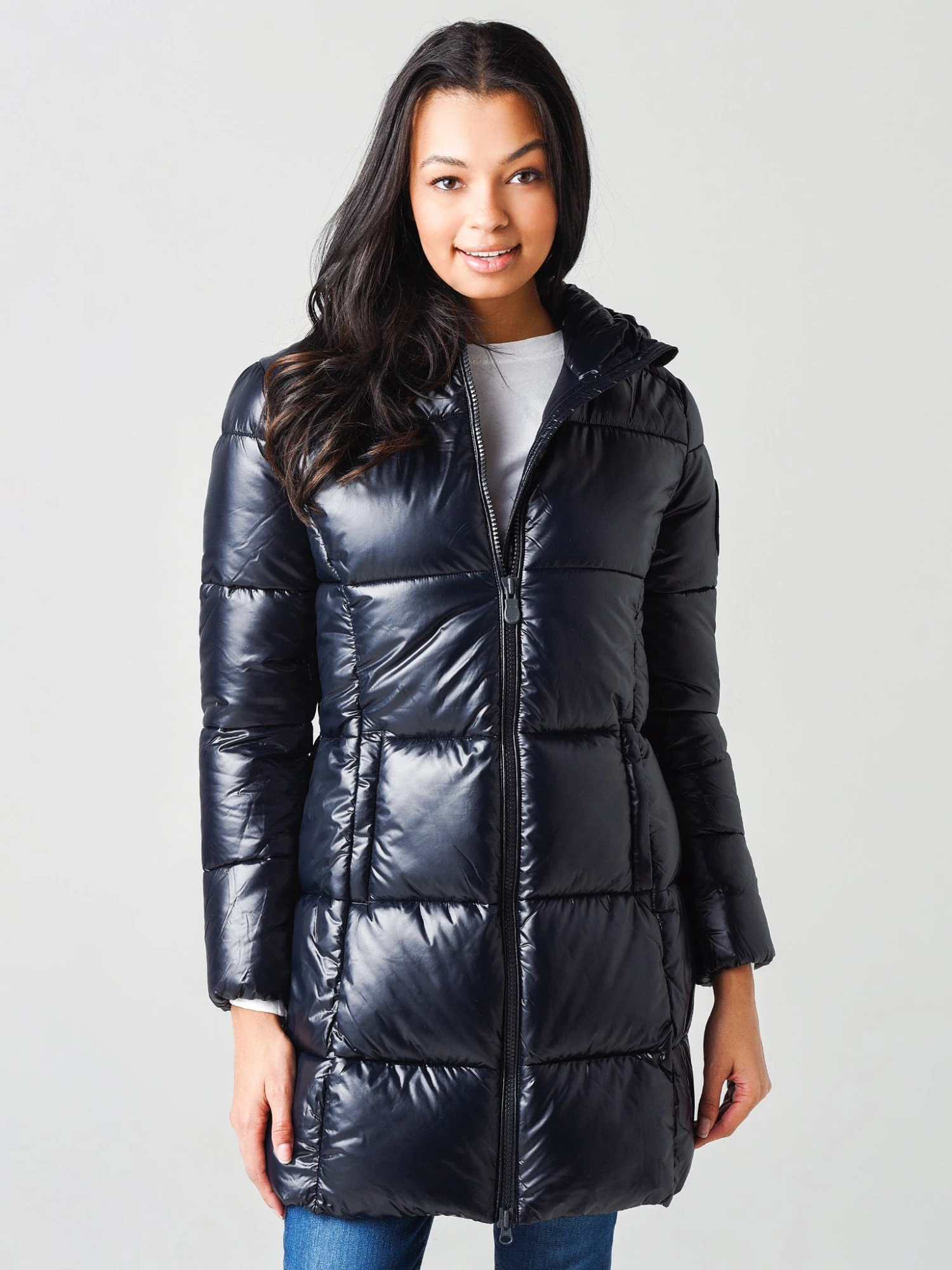 Save The Duck Women's Luck Maxi-Quilted Hooded Coat 3 Save The Duck Women's Luck Maxi-Quilted Hooded Coat