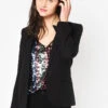 Zadig & Voltaire Vedy Spi Blazer -Saintbernard Shop SECA0209F NOIR f6891fbc 0ecc 4c42 ae0a dd157759708d