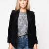 Zadig & Voltaire Women’s Visko Velvet Blazer -Saintbernard Shop SJCA0201F NOIR f2818191 228b 466d b70f 1af4df4b6d71