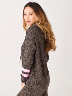 Sundry Women's Stripe Floral Hoodie -Saintbernard Shop SP21 05B8 L78S0xTEDDYxAlt2 30573684