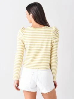 Rebecca Minkoff Women’s Cropped Talia Sweatshirt -Saintbernard Shop SP2143233xCAMELECRUSTRIPExAlt3 36794541