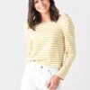 Rebecca Minkoff Women’s Cropped Talia Sweatshirt -Saintbernard Shop SP2143233xCAMELECRUSTRIPExPrimary 36285827