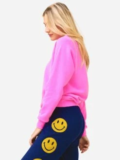 Aviator Nation Women's Bolt Fade Sweatshirt -Saintbernard Shop SWBTFDxELECTRICPINKPINKPURPLExAlt3 72286981