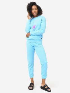 Aviator Nation Women's Bolt Fade Sweatshirt -Saintbernard Shop SWBTFDxSKYPINKPURPLExAlt1 70468956