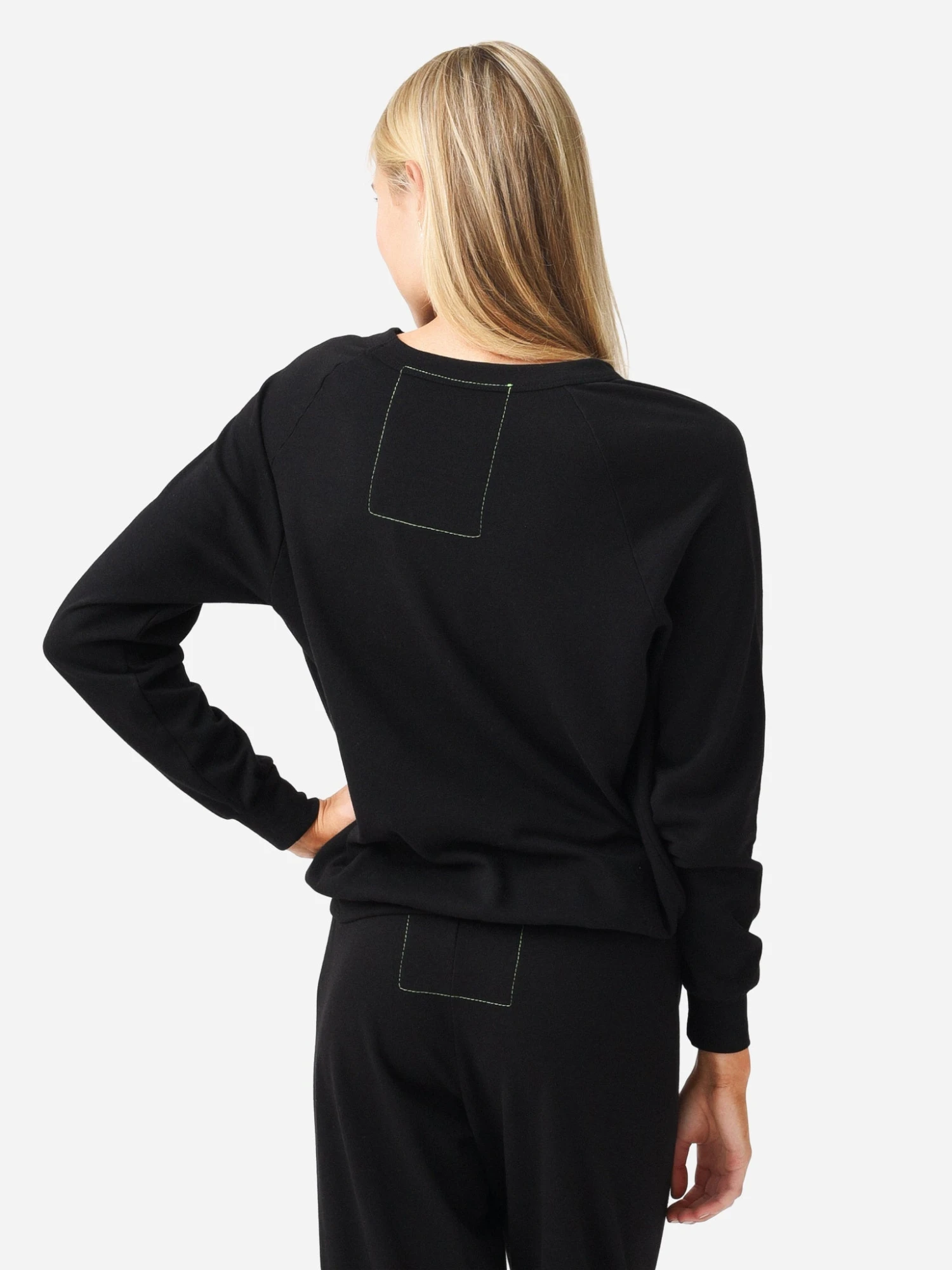 Aviator Nation Women's Smiley 2 Crew Sweatshirt 6 Aviator Nation Women's Smiley 2 Crew Sweatshirt - Image 4